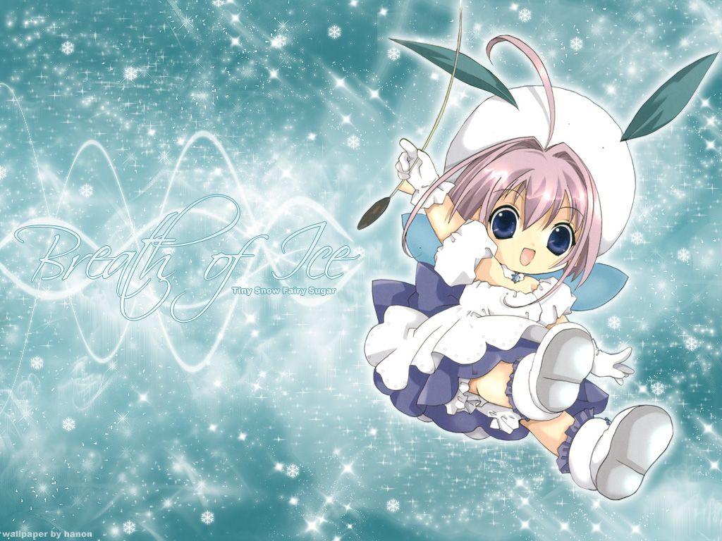 1024x768 Sweet Little Fairy Wallpaper