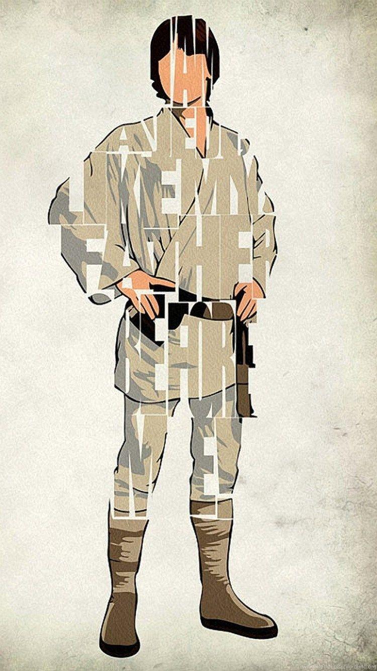 750x1334 Wallpaper iPhone 6 Letters Luke .
