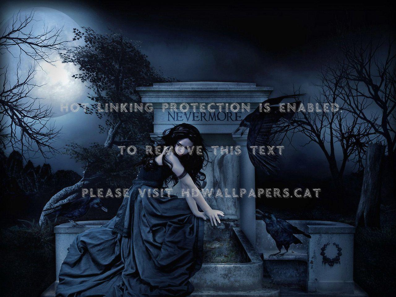 1280x960 nevermore raven gothic halloween dress darkhdwallpaper.cat