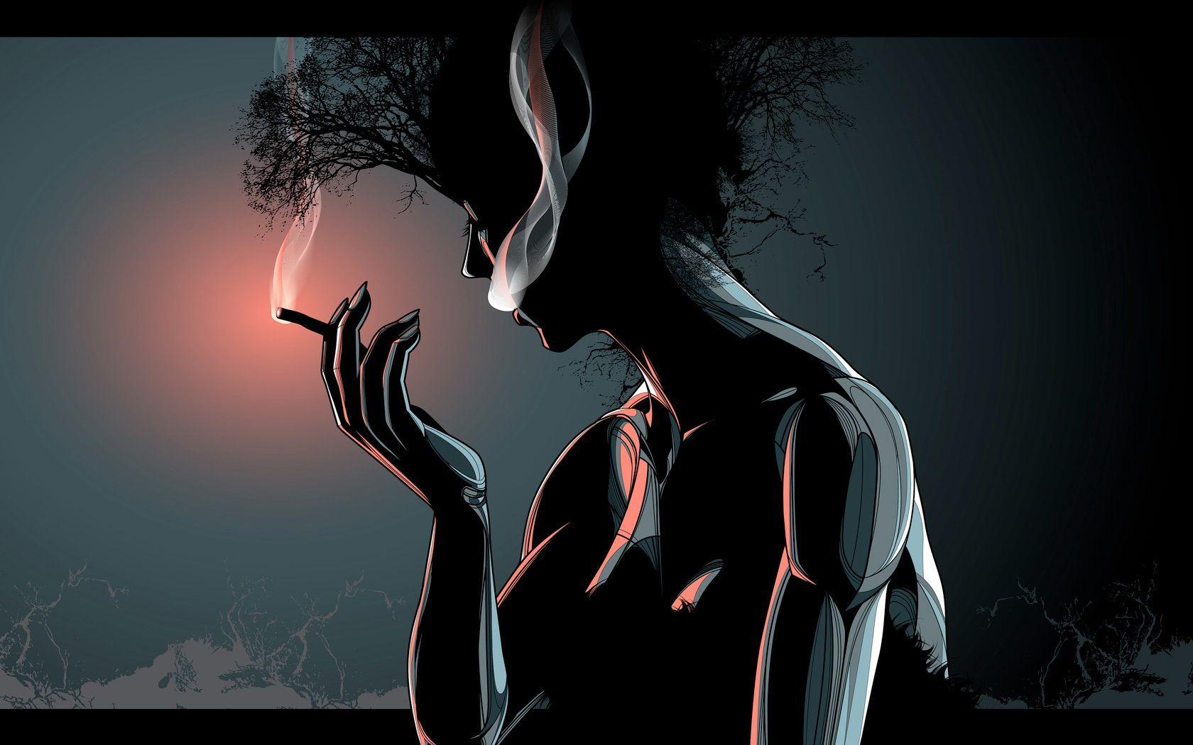 1680x1050 Smoking Wallpaper on .