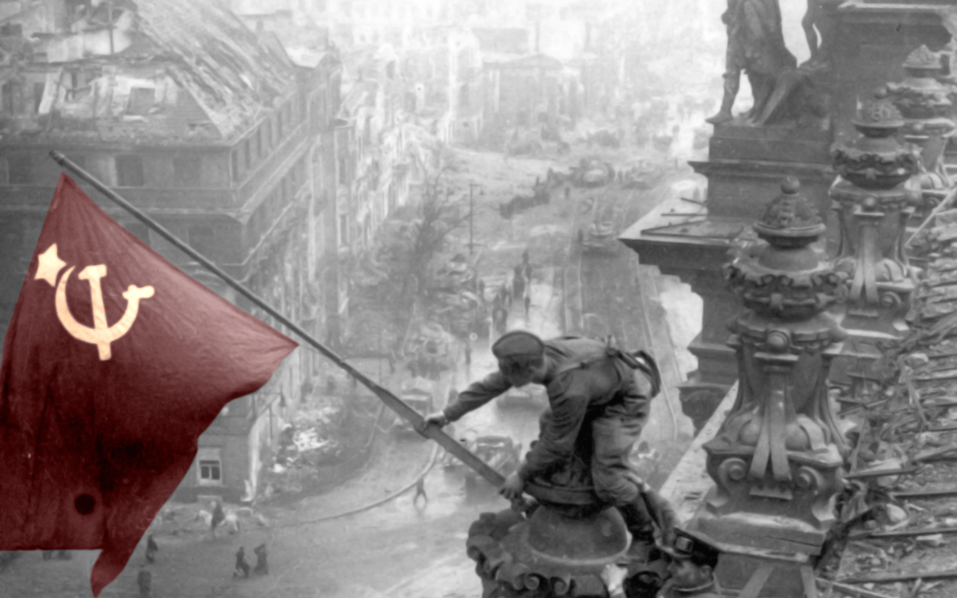 1920x1200 #USSR, #flag, #Berlin, #World .