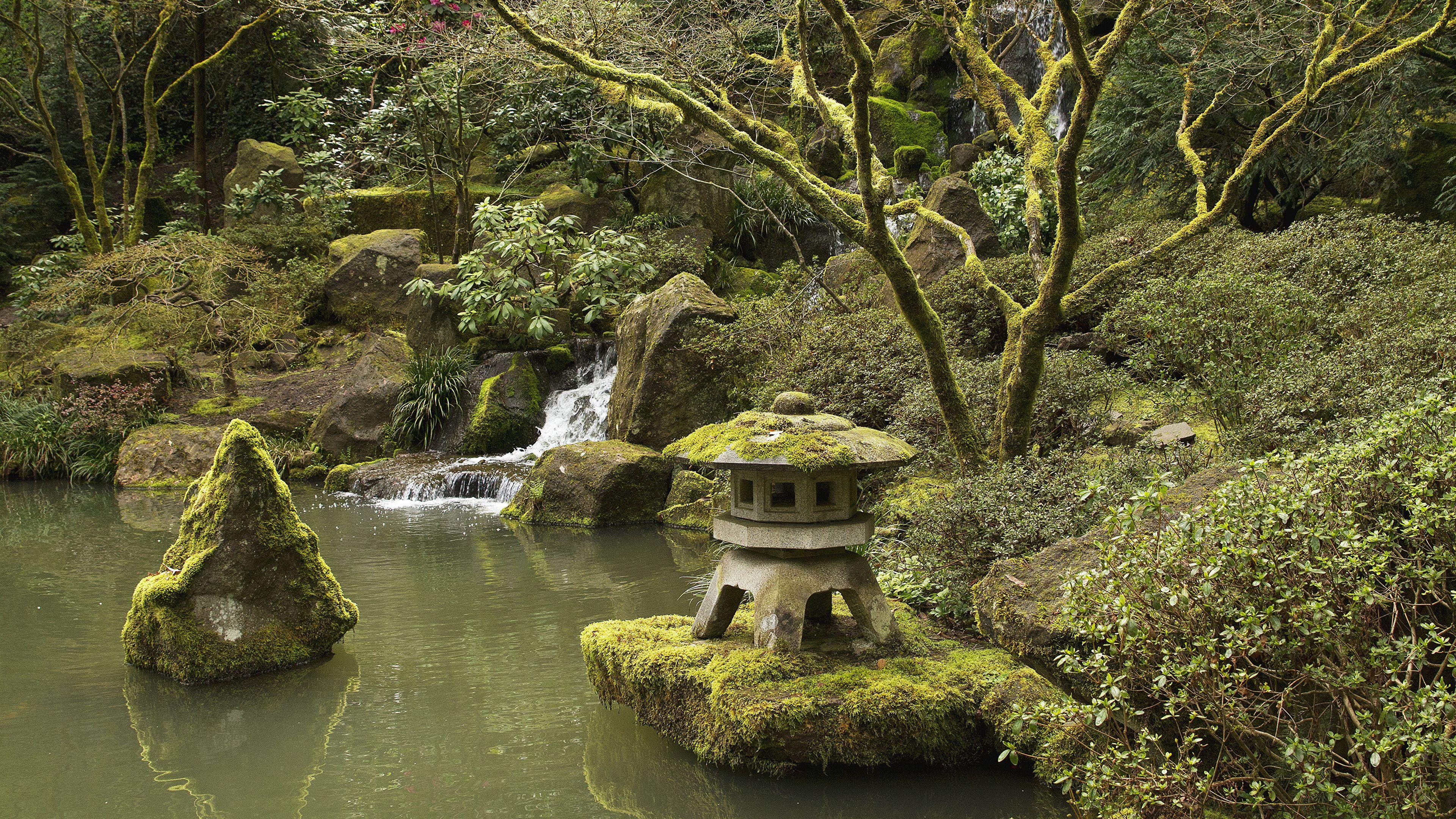 3840x2160 Wallpaper USA Portland Japanese Gardens .