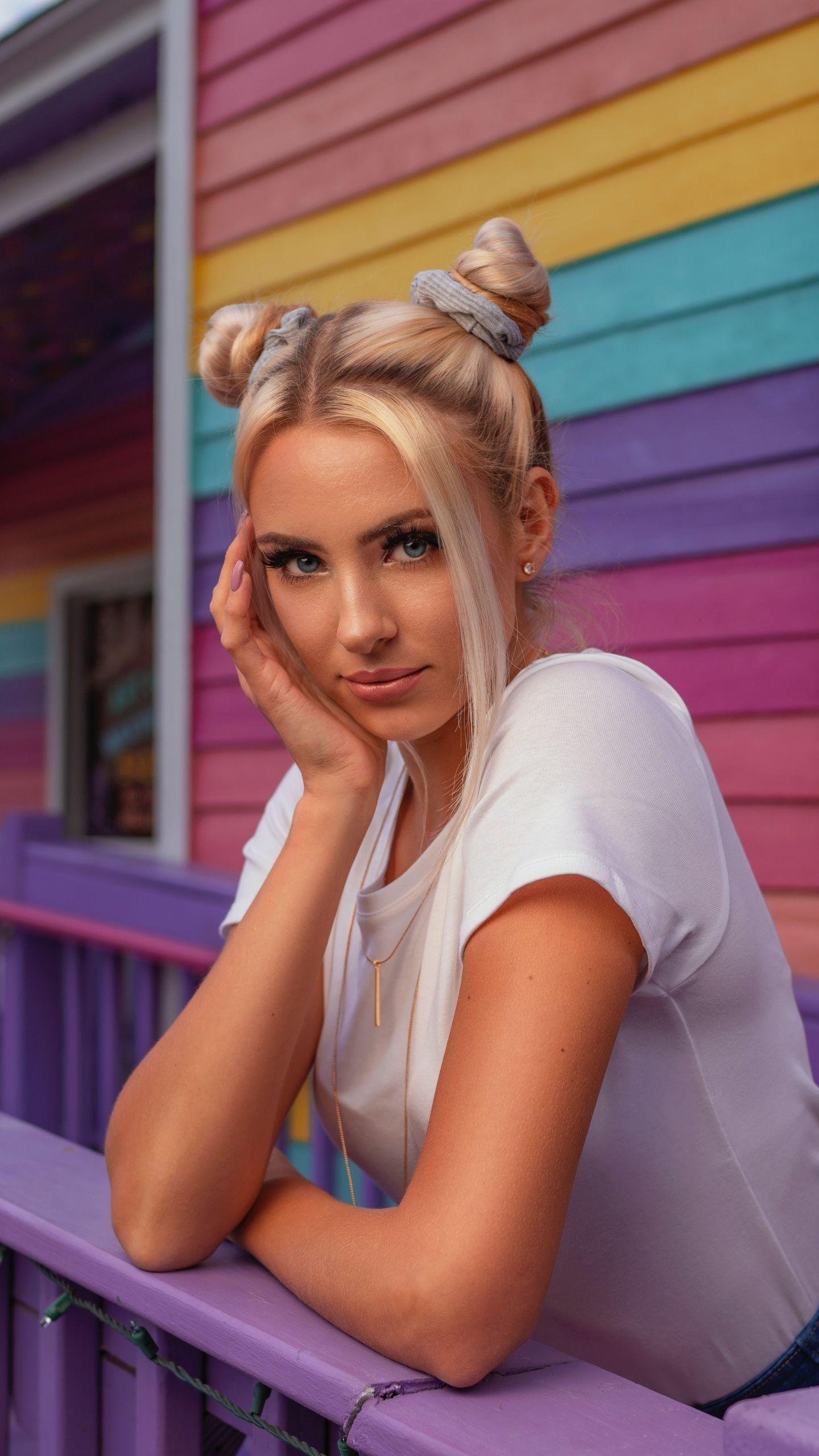 1440x2560 blonde woman, beautiful wallpaper .com
