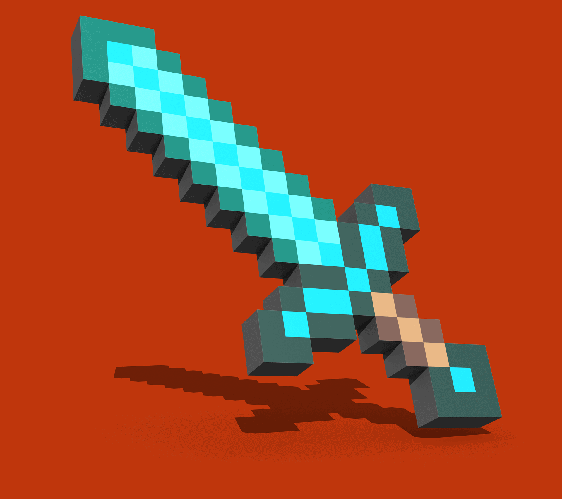 1920x1706 Minecraft diamond level & diamond sword .