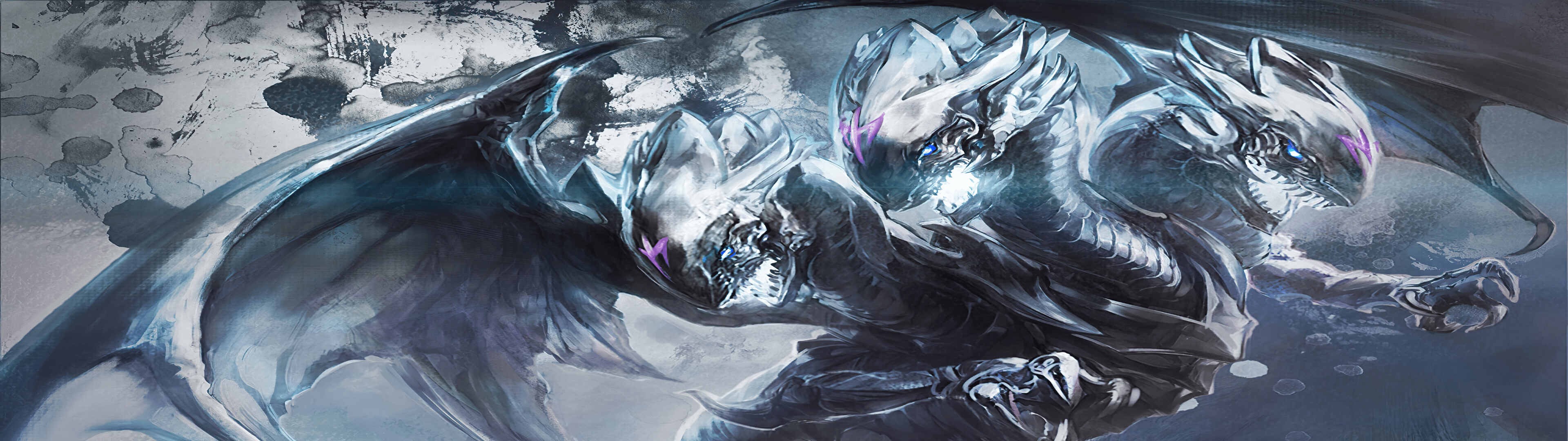 3840x1080 Blue Eyes White Dragon 3840x1080 .