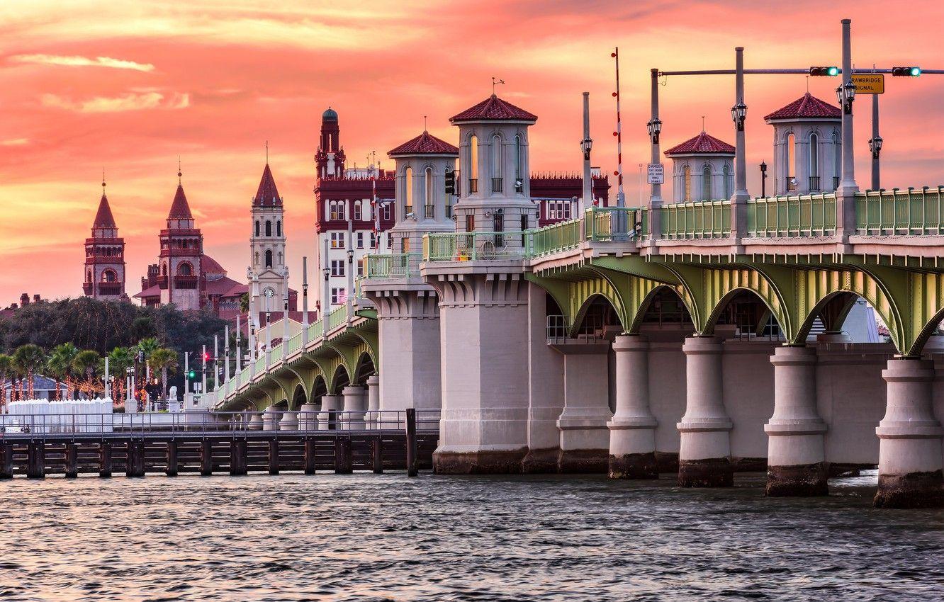 1332x850 Photo Wallpaper Bridge, Fl, Florida, St .