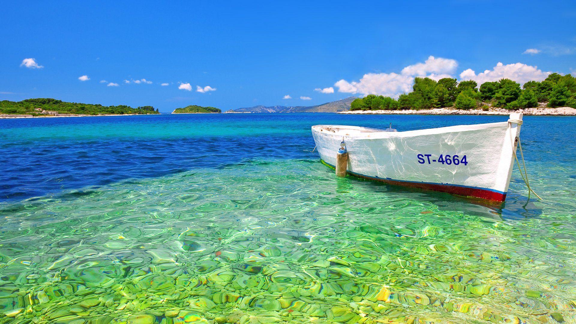 1920x1080 Mediterranean Sea Landscape .