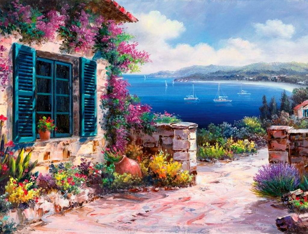1024x777 Mediterranean Desktop Wallpaper on .