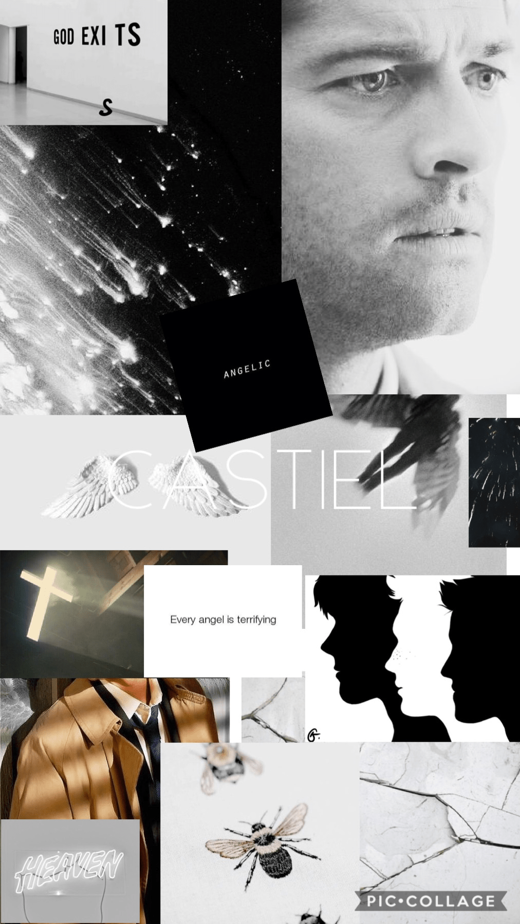1012x1800 Castiel Aesthetic.. Supernatural .