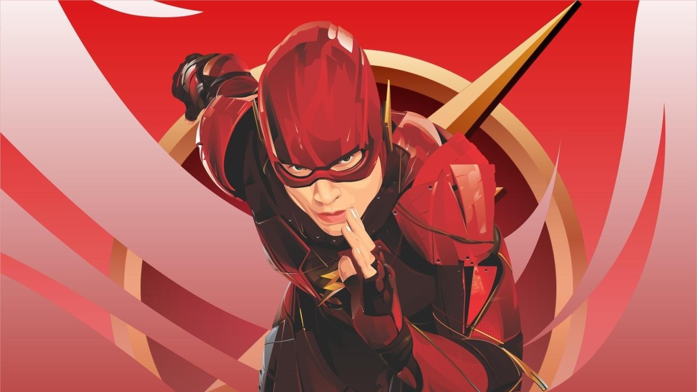 1366x768 Flash DC Comics 1366x768 .
