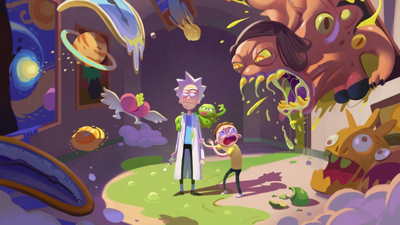 1366x768 Rick And Morty Wallpaper