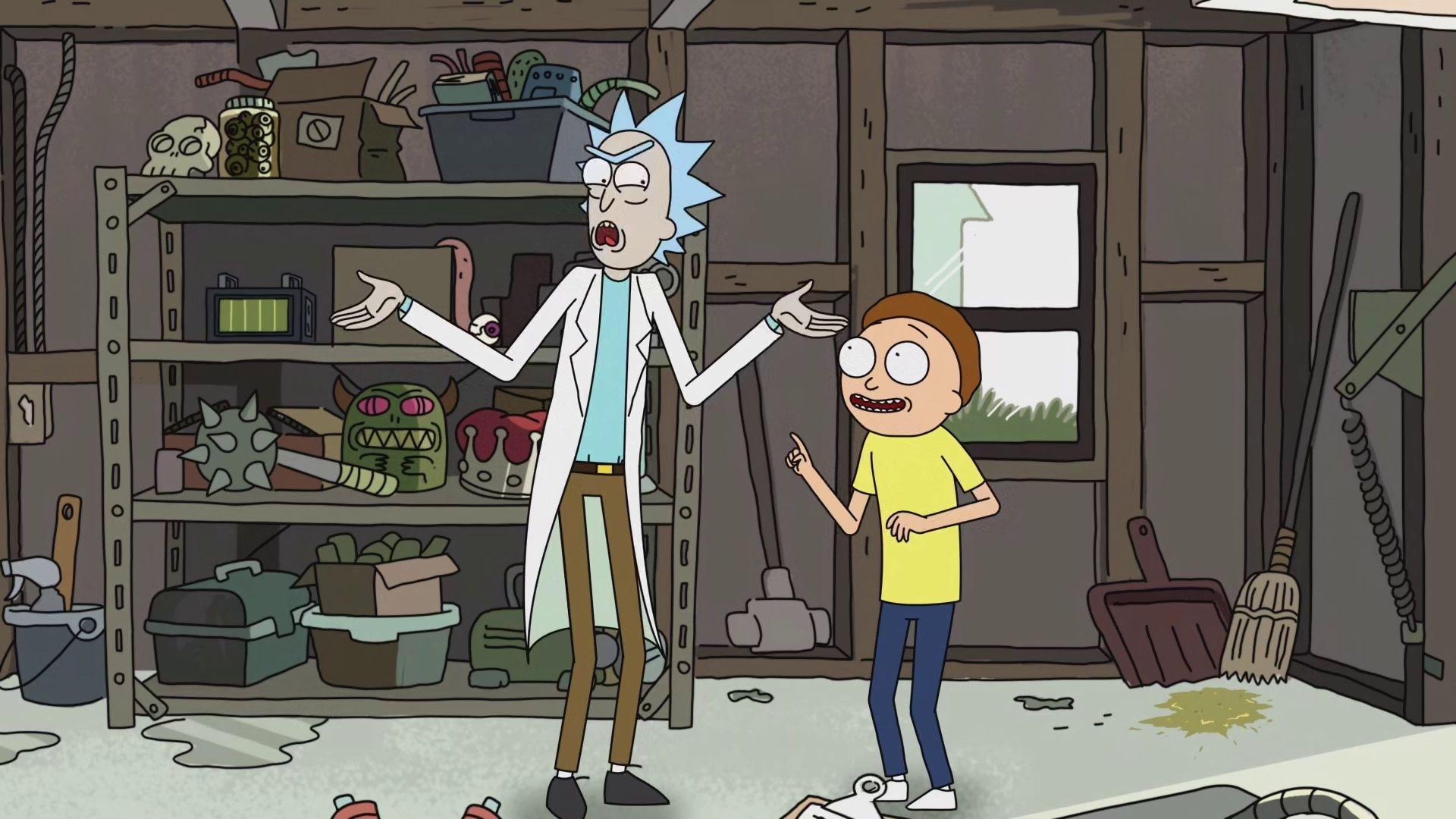 Rick and Morty Garage Wallpapers Top Free Rick and Morty Garage