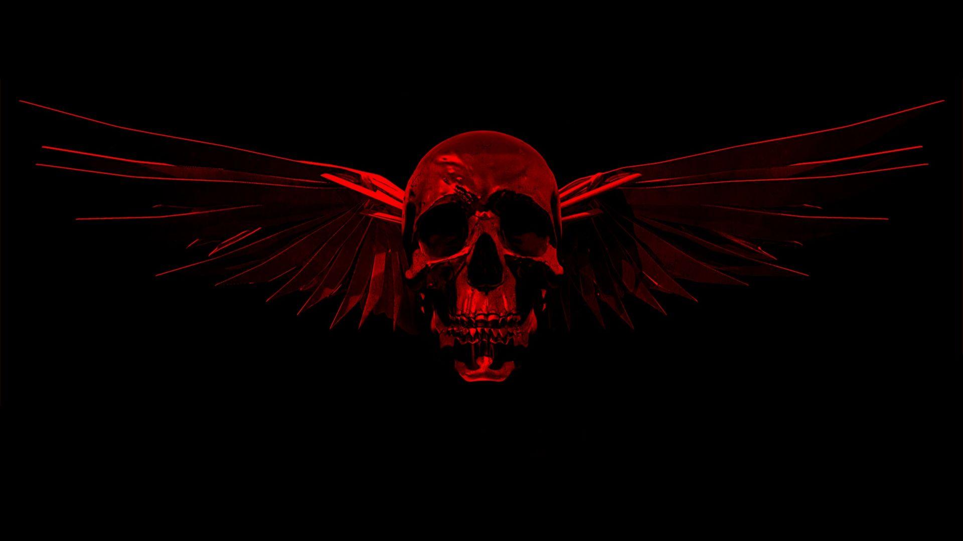 1920x1080 Ultra HD Red Skull