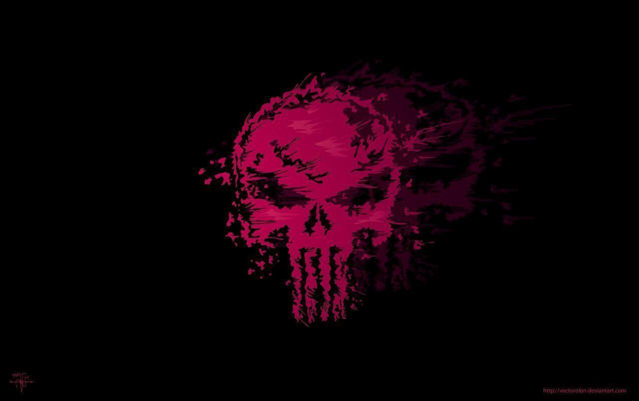 1280x804 Punisher Skull Desktop Background on .
