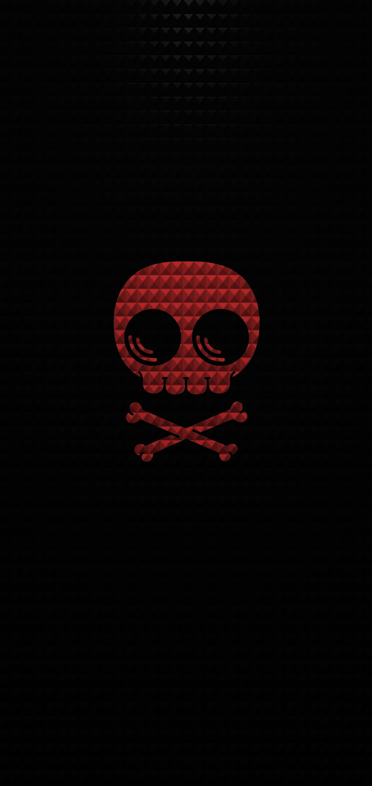 1213x2560 Red Skull HD iPhone Wallpaper .