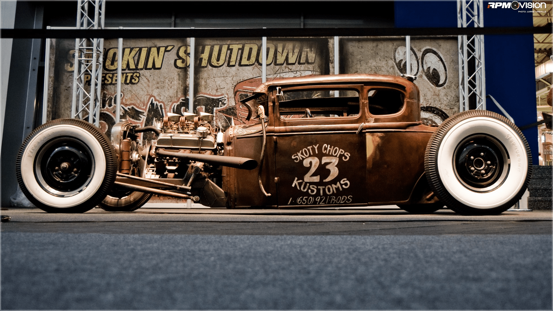 1920x1080 Rat Rod Vintage Cars .