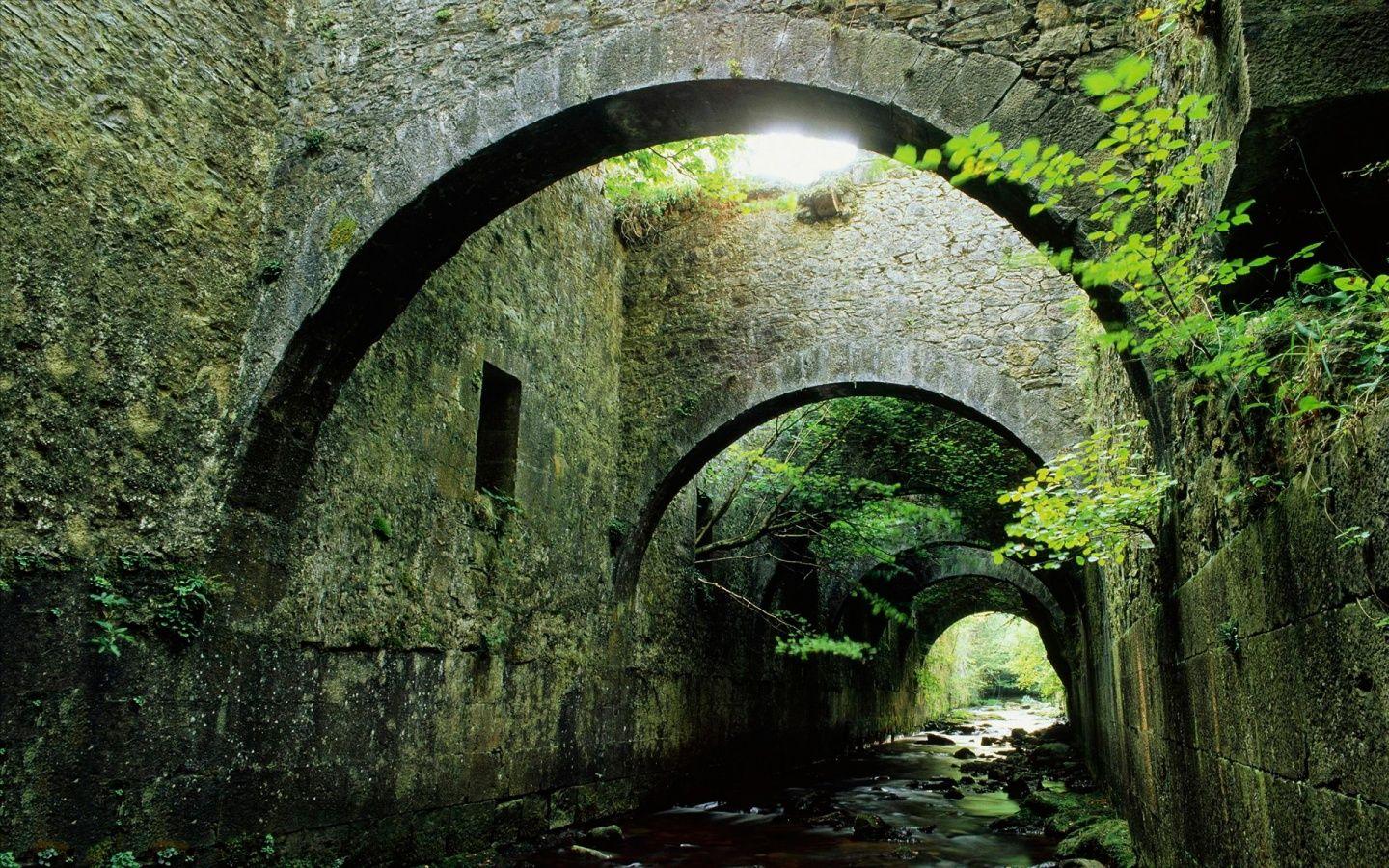 1440x900 Roman Bridge Architecture .wallpaper