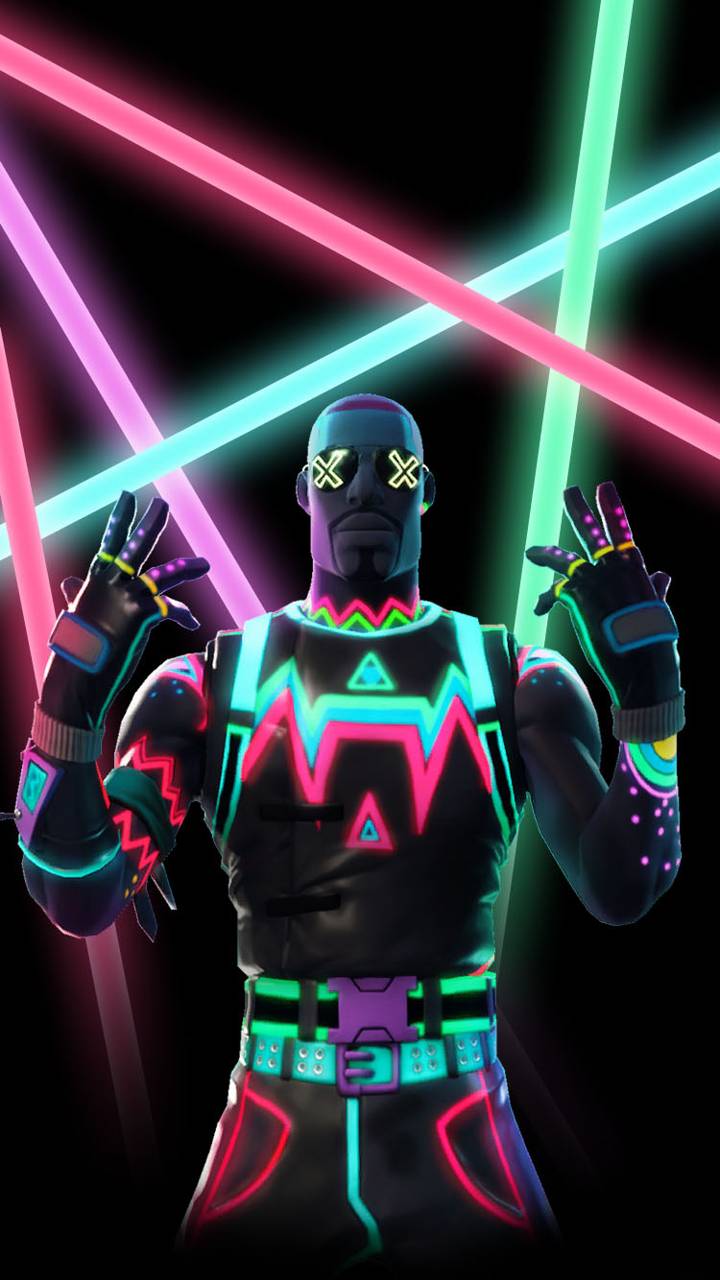 720x1280 Neon Fortnite