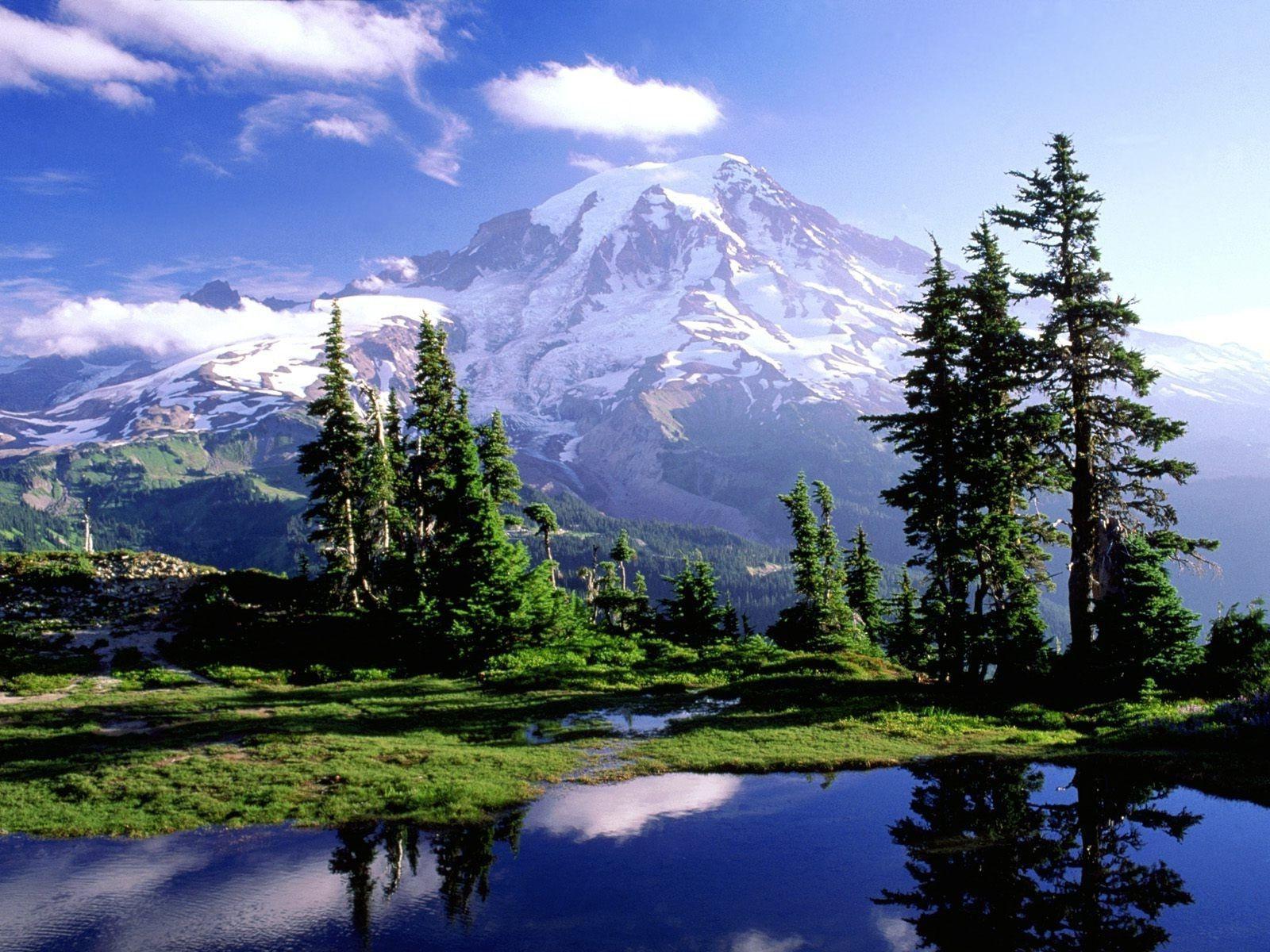 1600x1200 Mount Rainier National Park Wallpaper .