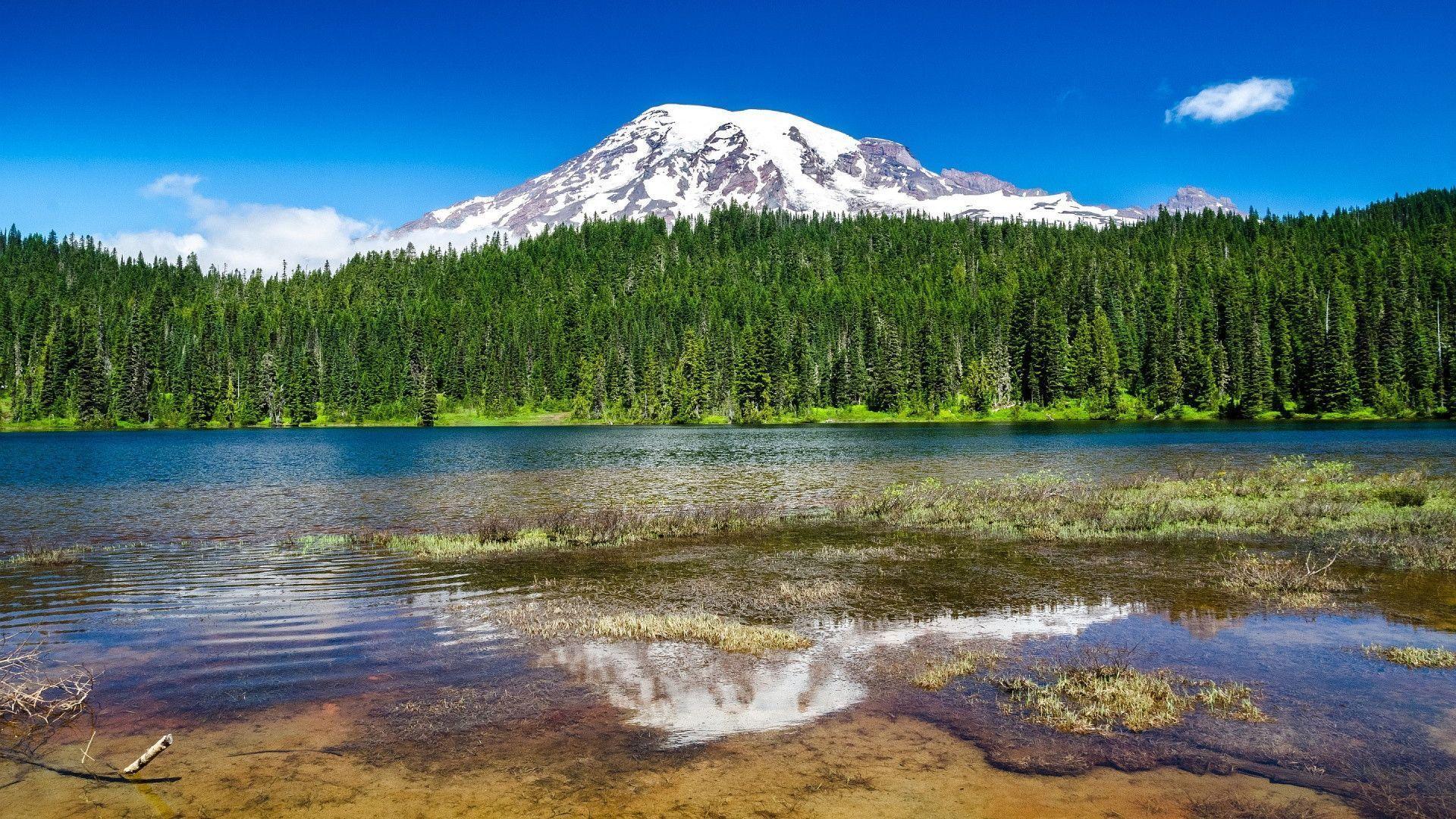 1920x1080 Mount Rainier National Park Wallpaper .