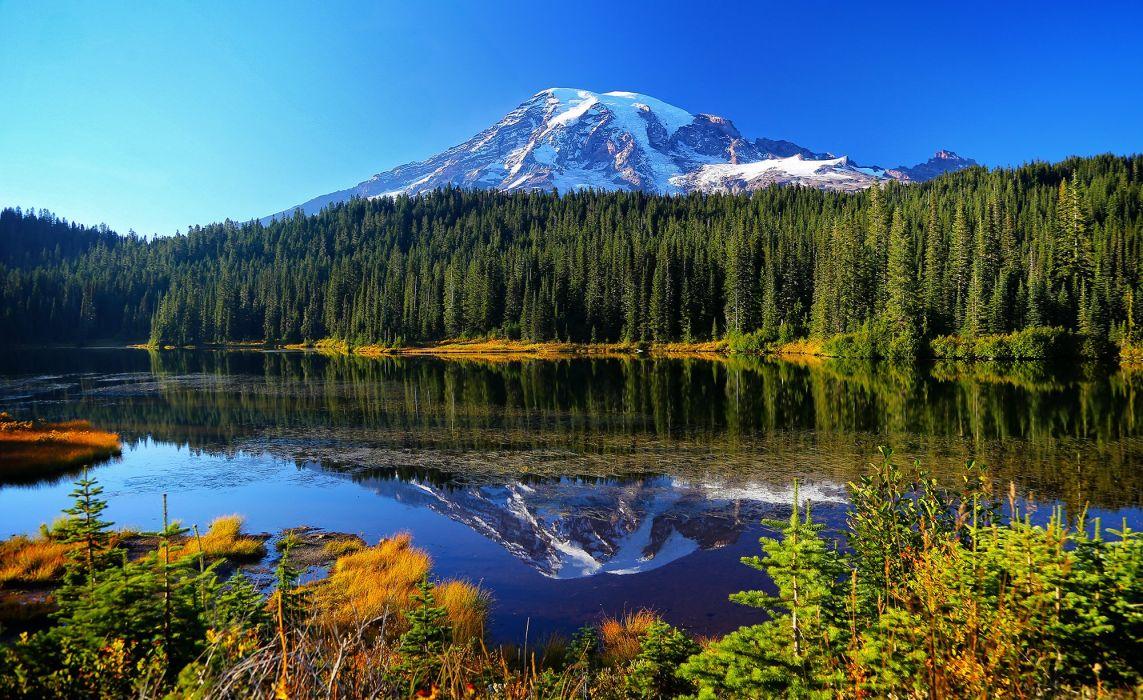 1143x700 Mount Rainier National Park Reflection .