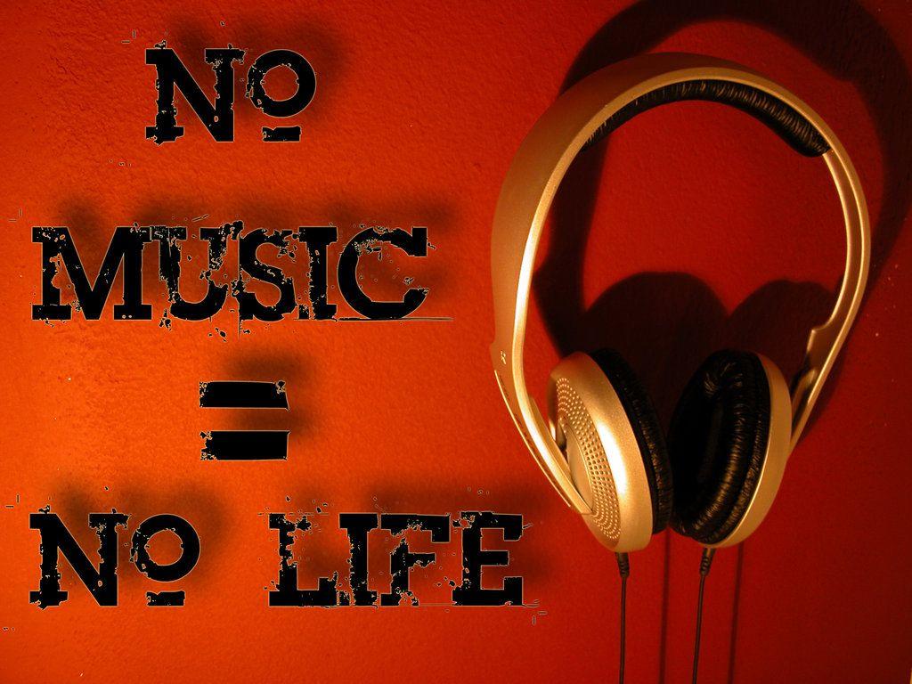 1024x768 No Music No Life Wallpaper HD .
