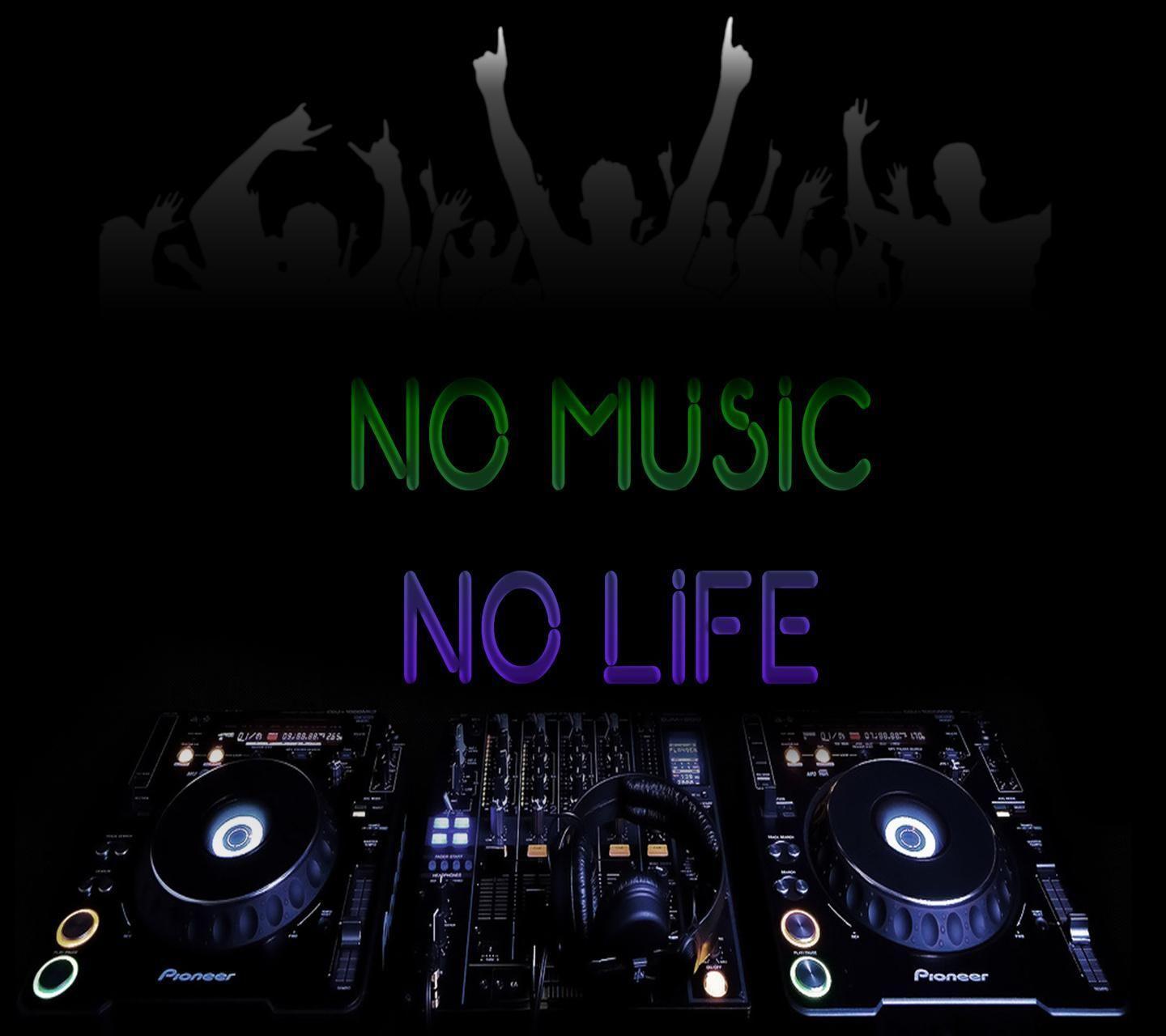1440x1280 No Music No Life Wallpaper HD .