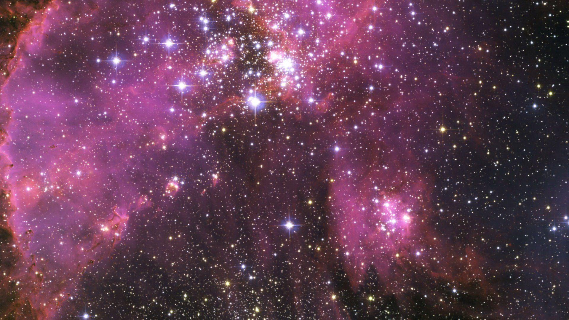 1920x1080 Pink and Purple Galaxy Wallpaper on .wallpaper.dog