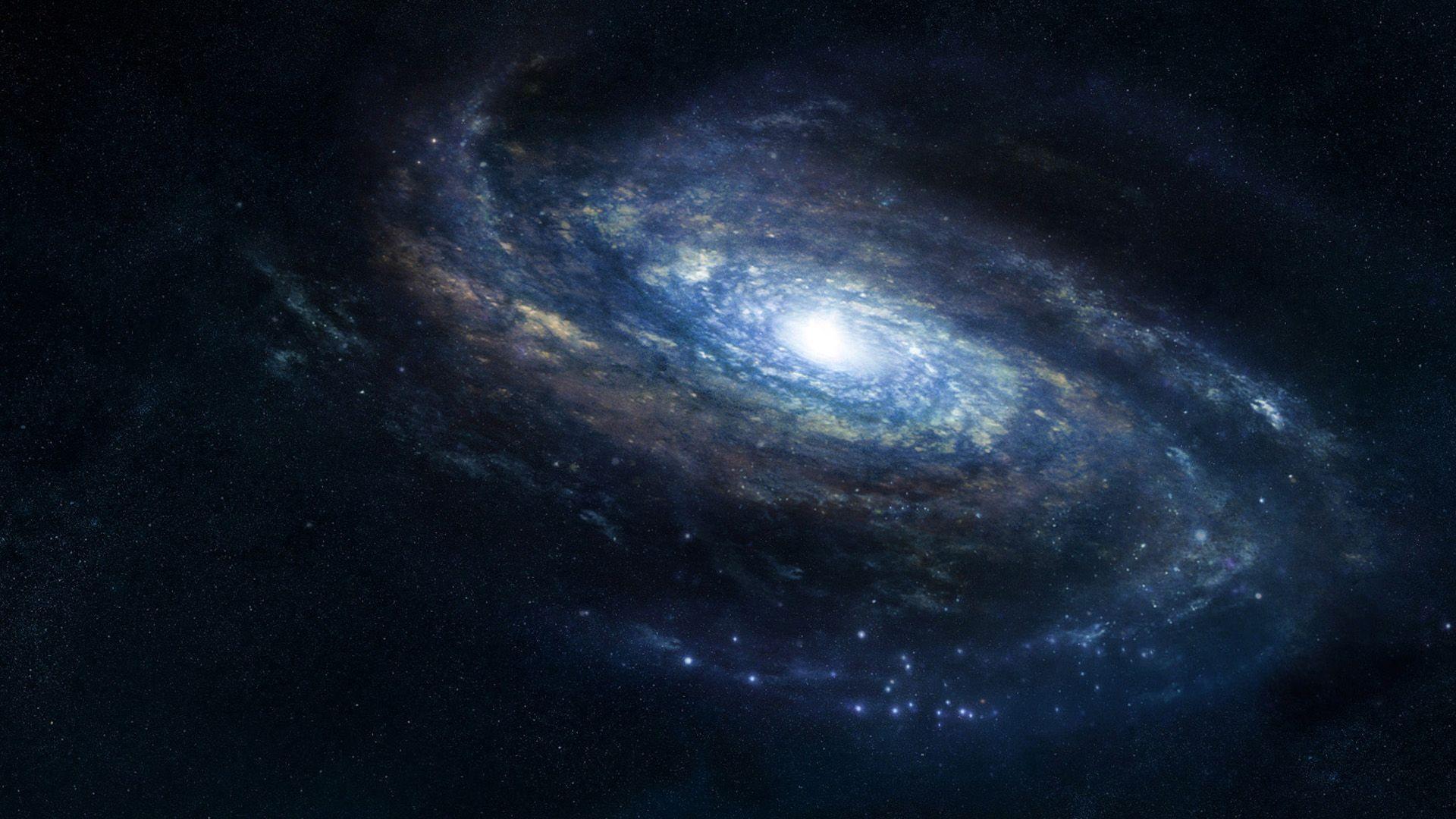 1920x1080 Glossy Stars Galaxy On Black Sky HD .hdwallpaper.in