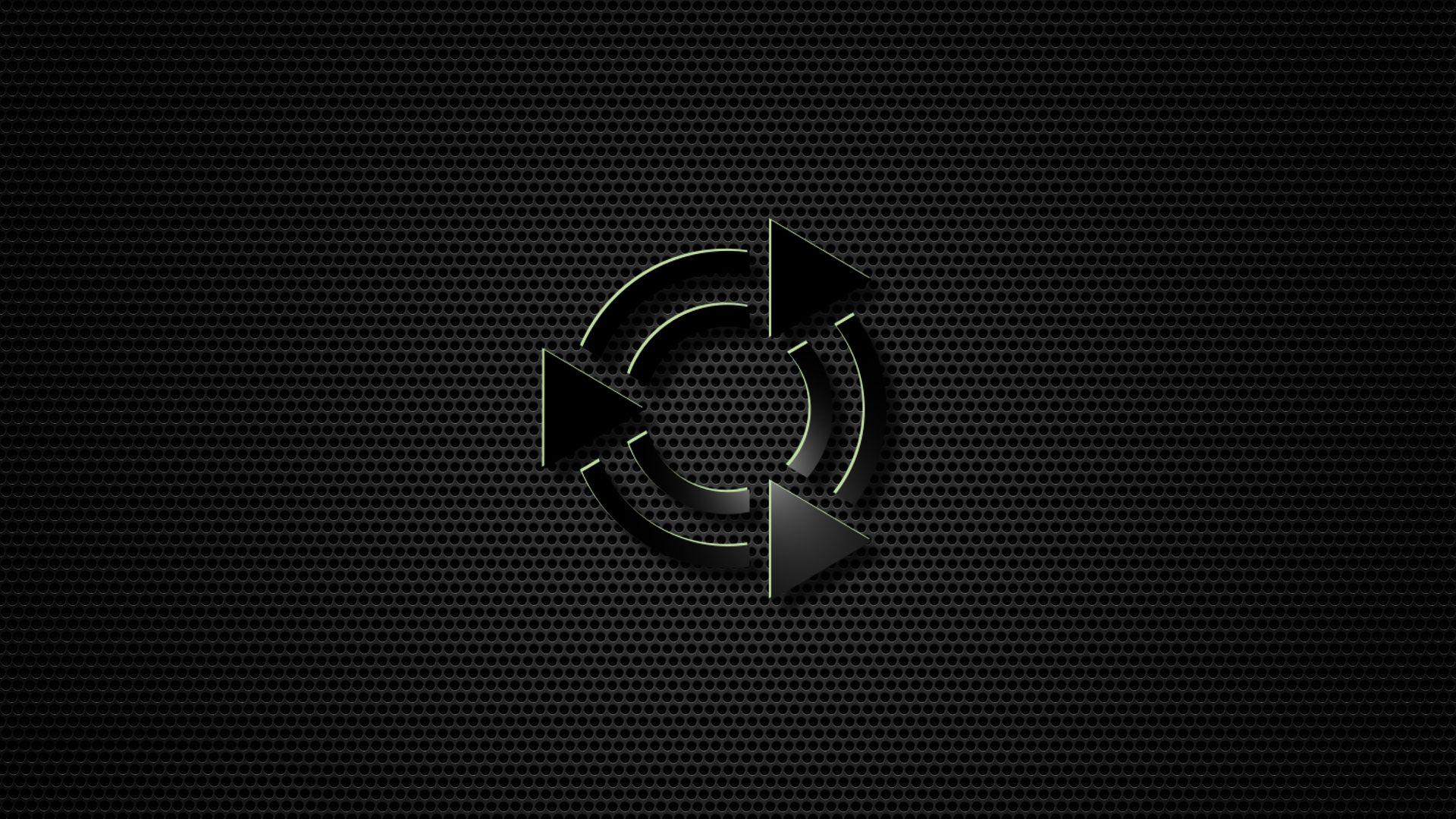 1920x1080 Black Metal Wallpaper With Ubuntu Mate Logo MATE