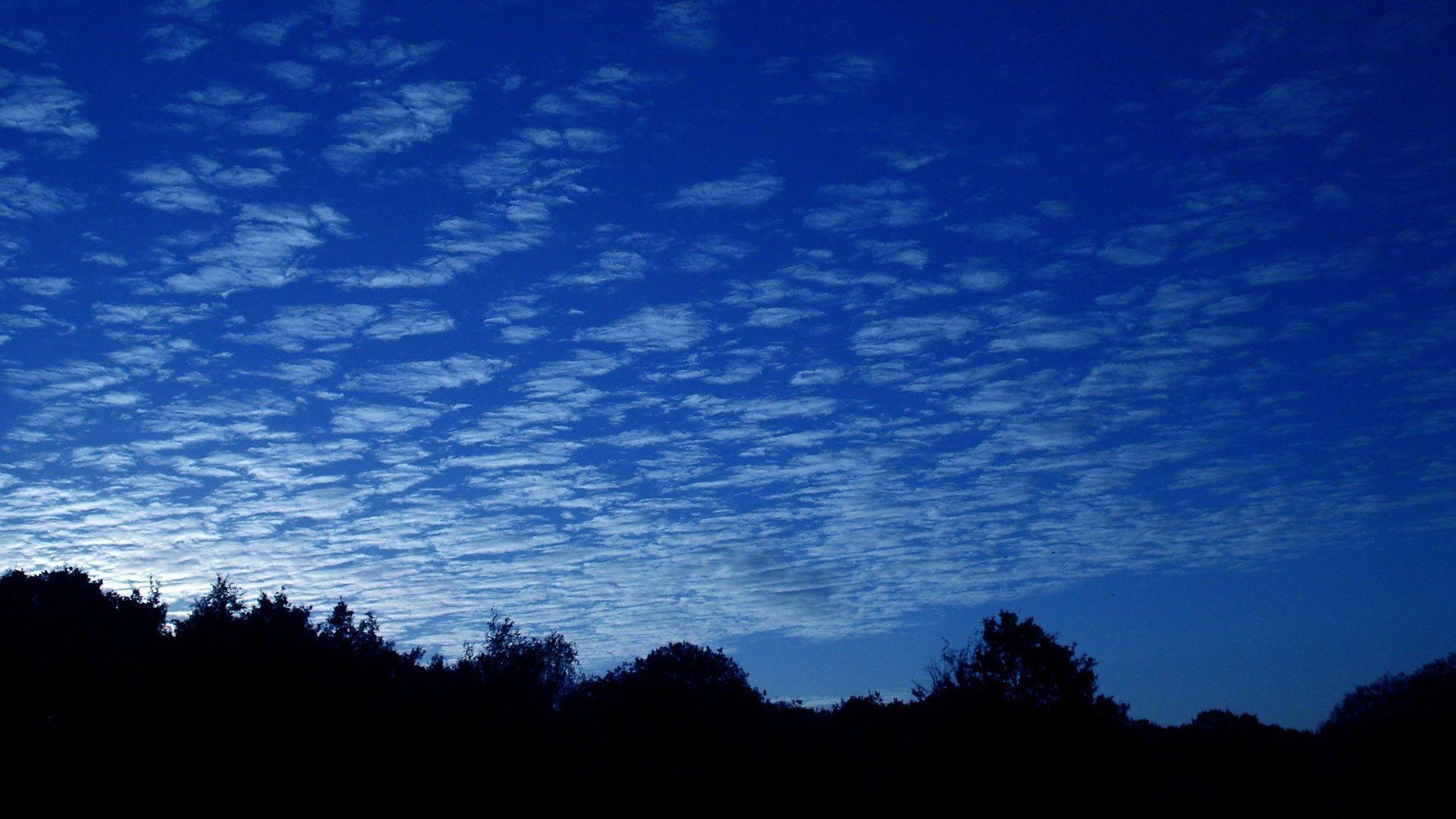 1920x1080 Dark Blue Sky Wallpaperwallpaper.dog