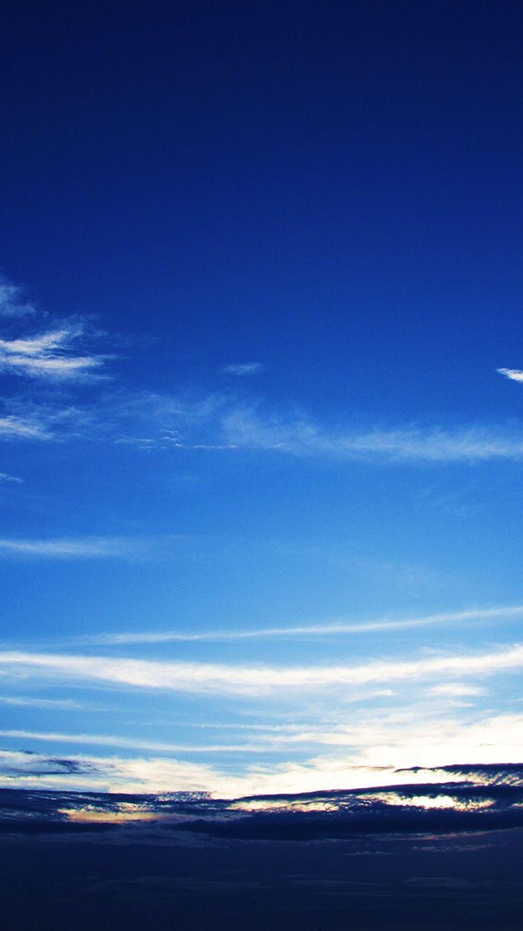750x1334 Dark Blue Sky Wallpaperwallpaper.dog