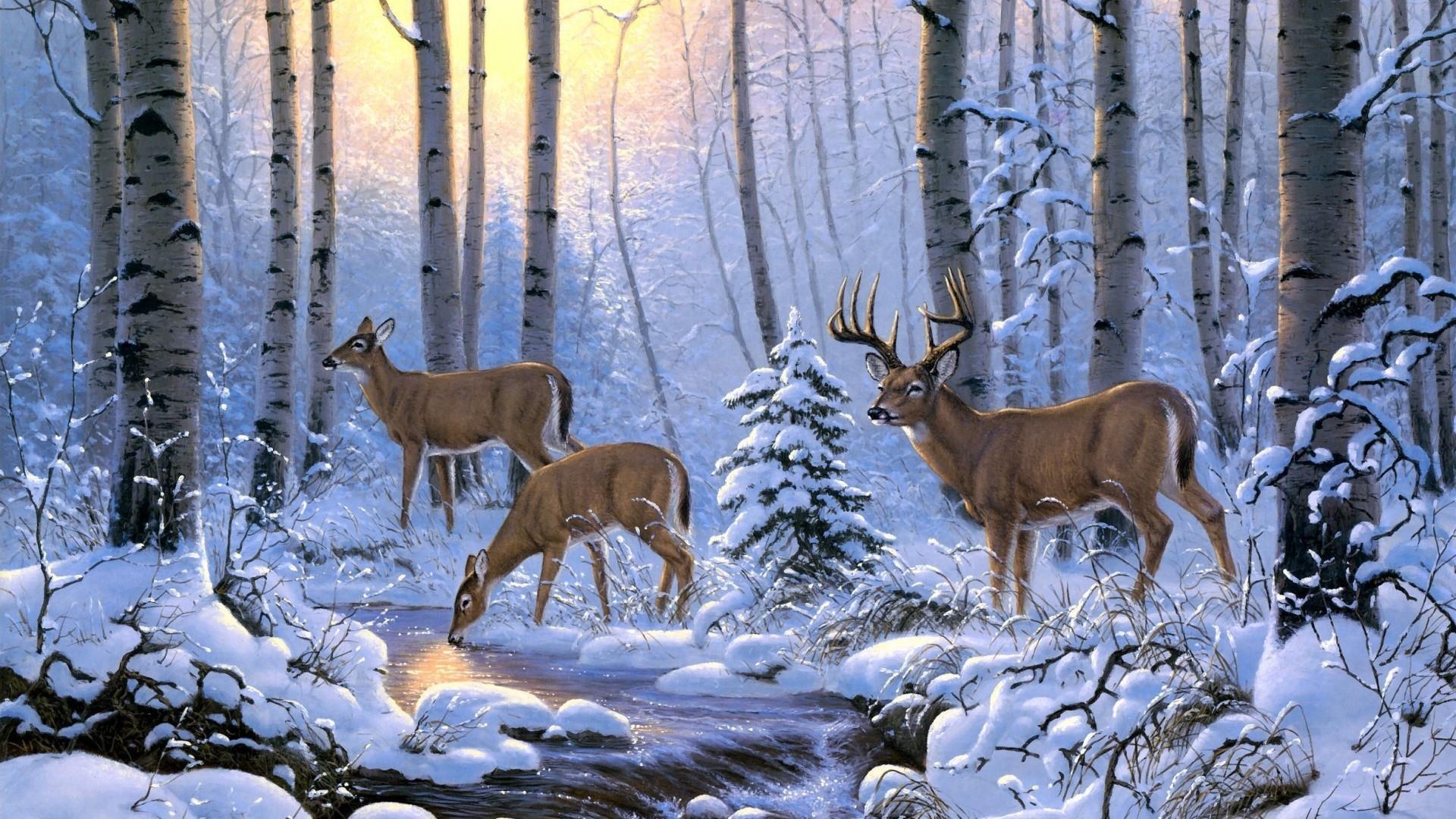 Winter Painting Wallpapers - Top Free Winter Painting ...