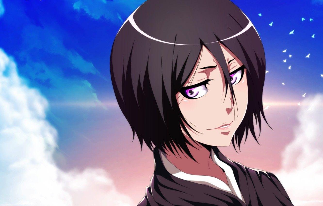 1332x850 Wallpaper girl, Bleach, anime, Kuchiki .anime.