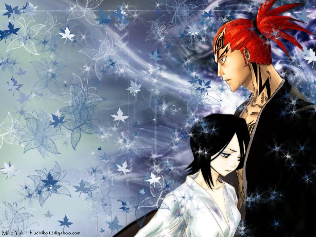 1024x768 Bleach Wallpaper: Rukia & Renjigallery.