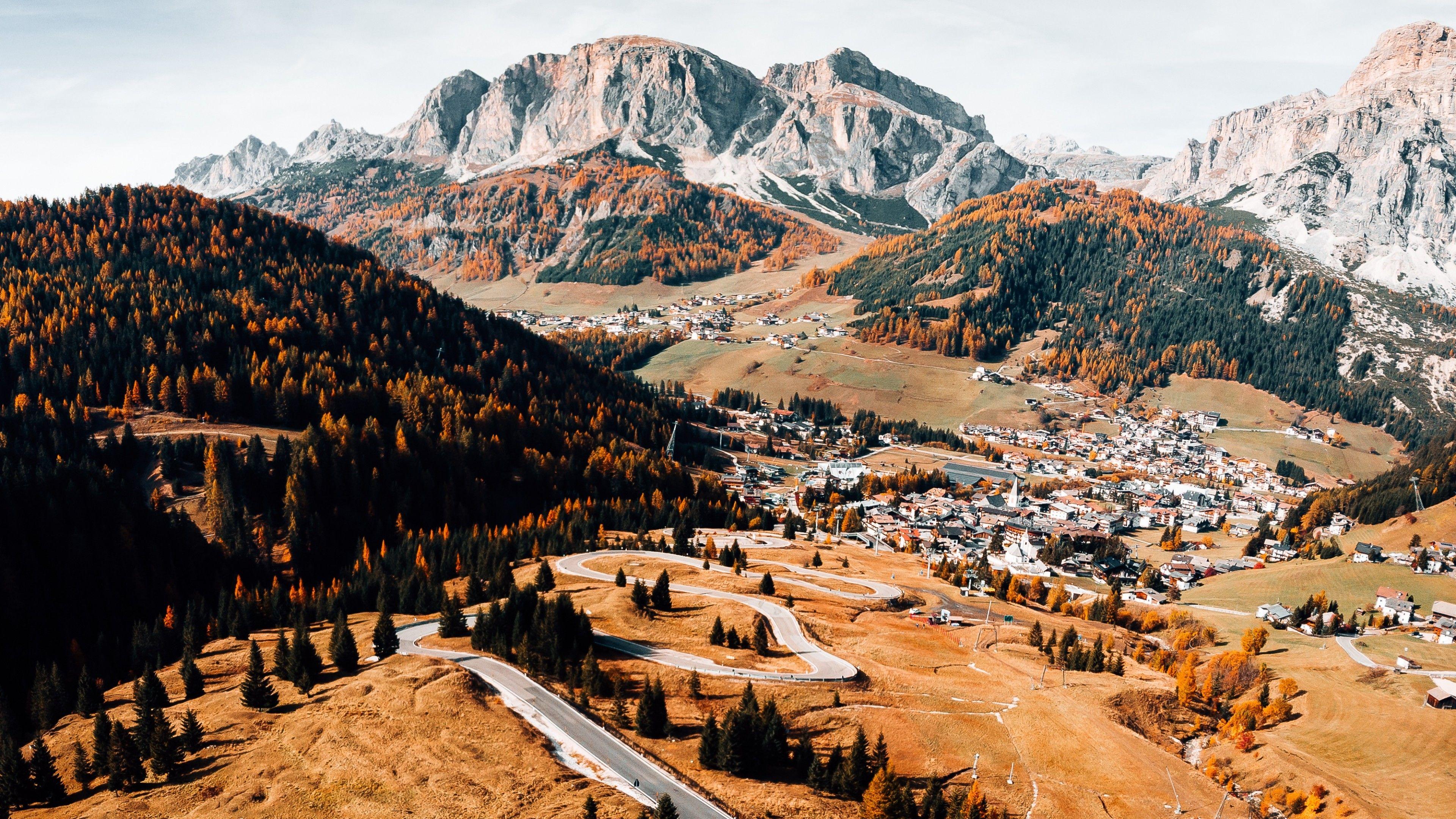 3840x2160 Autumn 4K Wallpaper, Mountains .