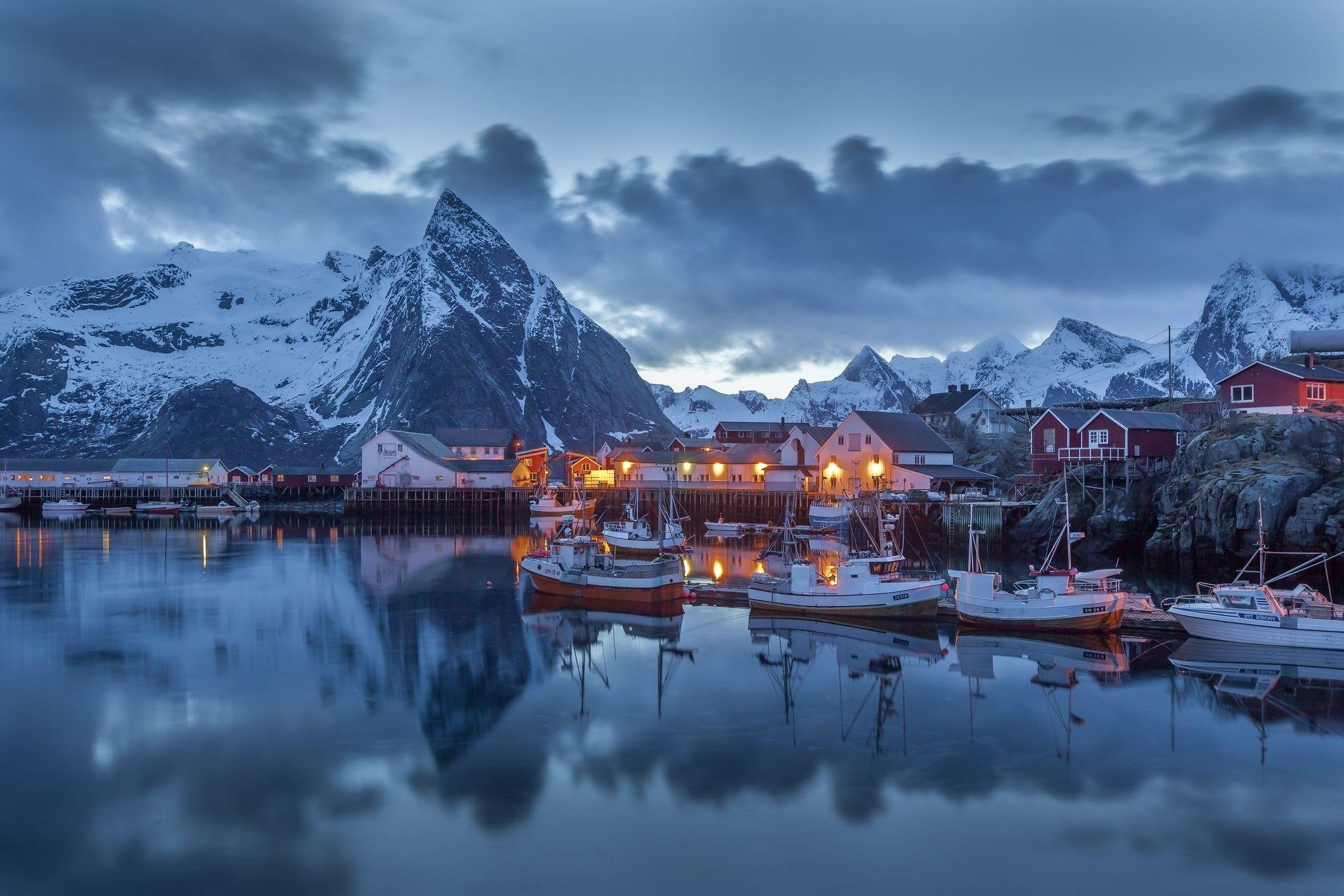2048x1365 Norway, Mountain, Landscape Wallpaper .