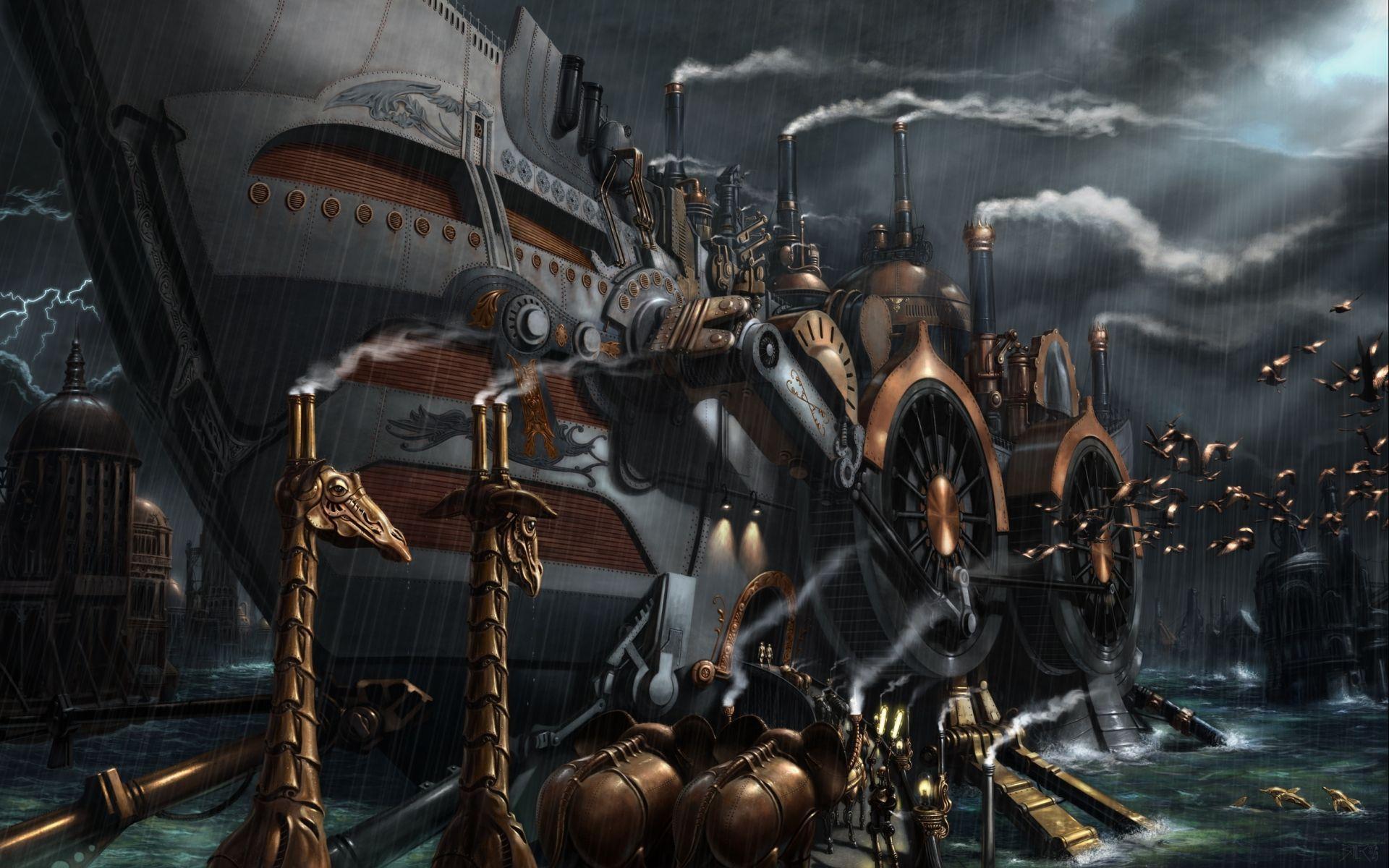 1920x1200 Steampunk Wallpaper 1920x1080