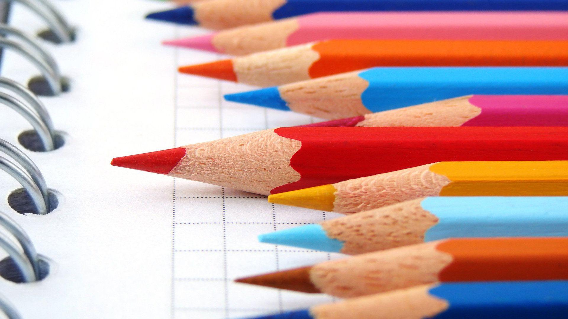 1920x1080 Colored Pencils Wallpaper -