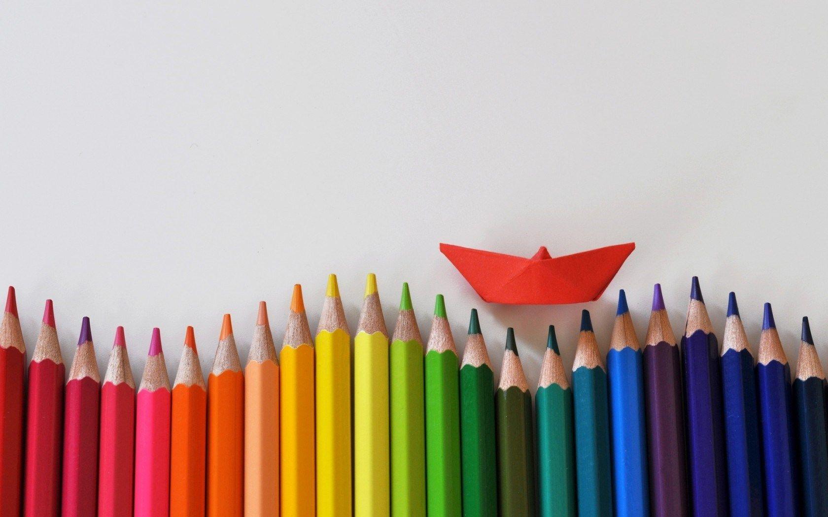 1680x1050 Colored Pencils wallpaperx1050 .