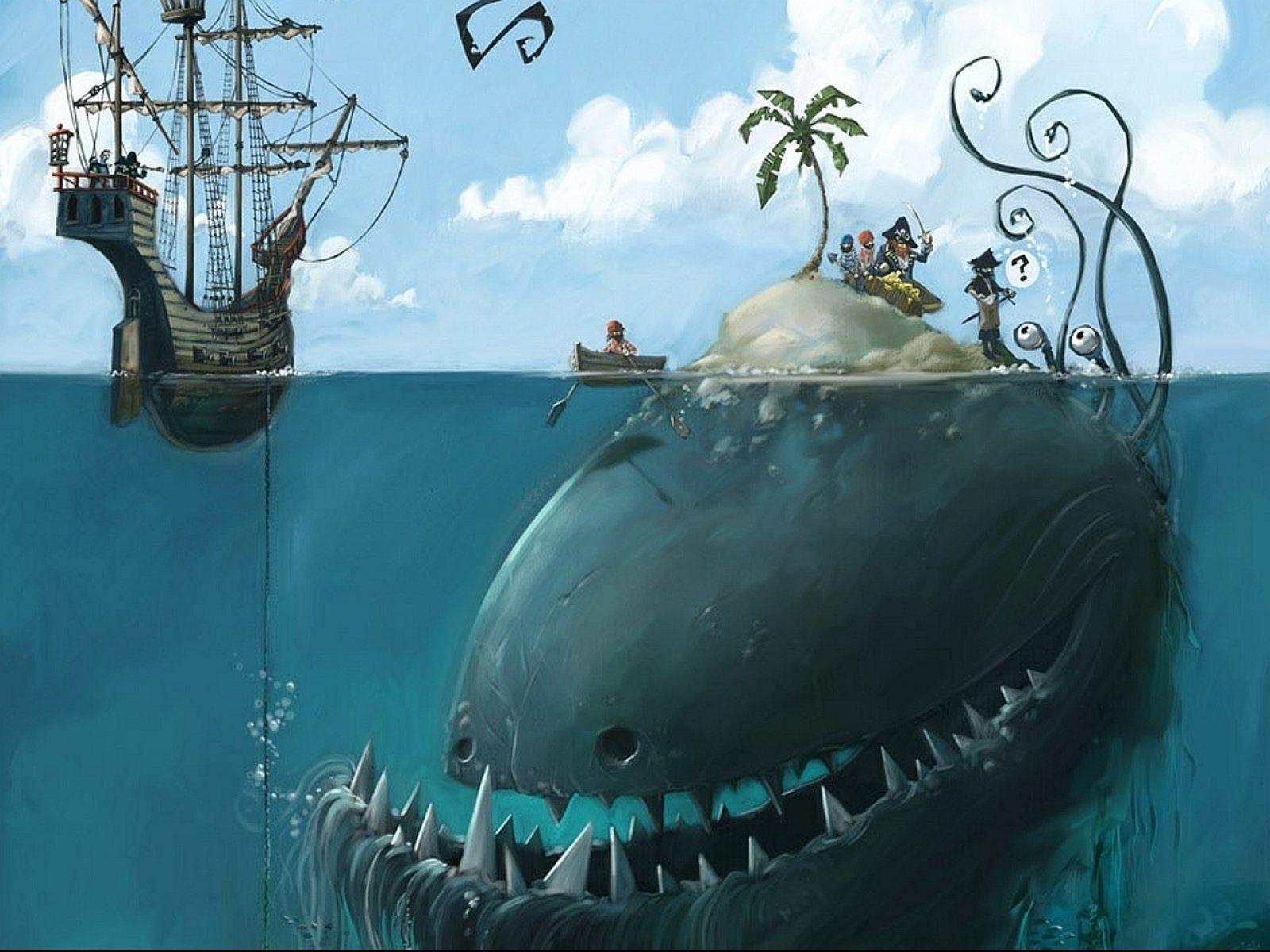 1600x1200 3D Sea Creature Wallpaper on .