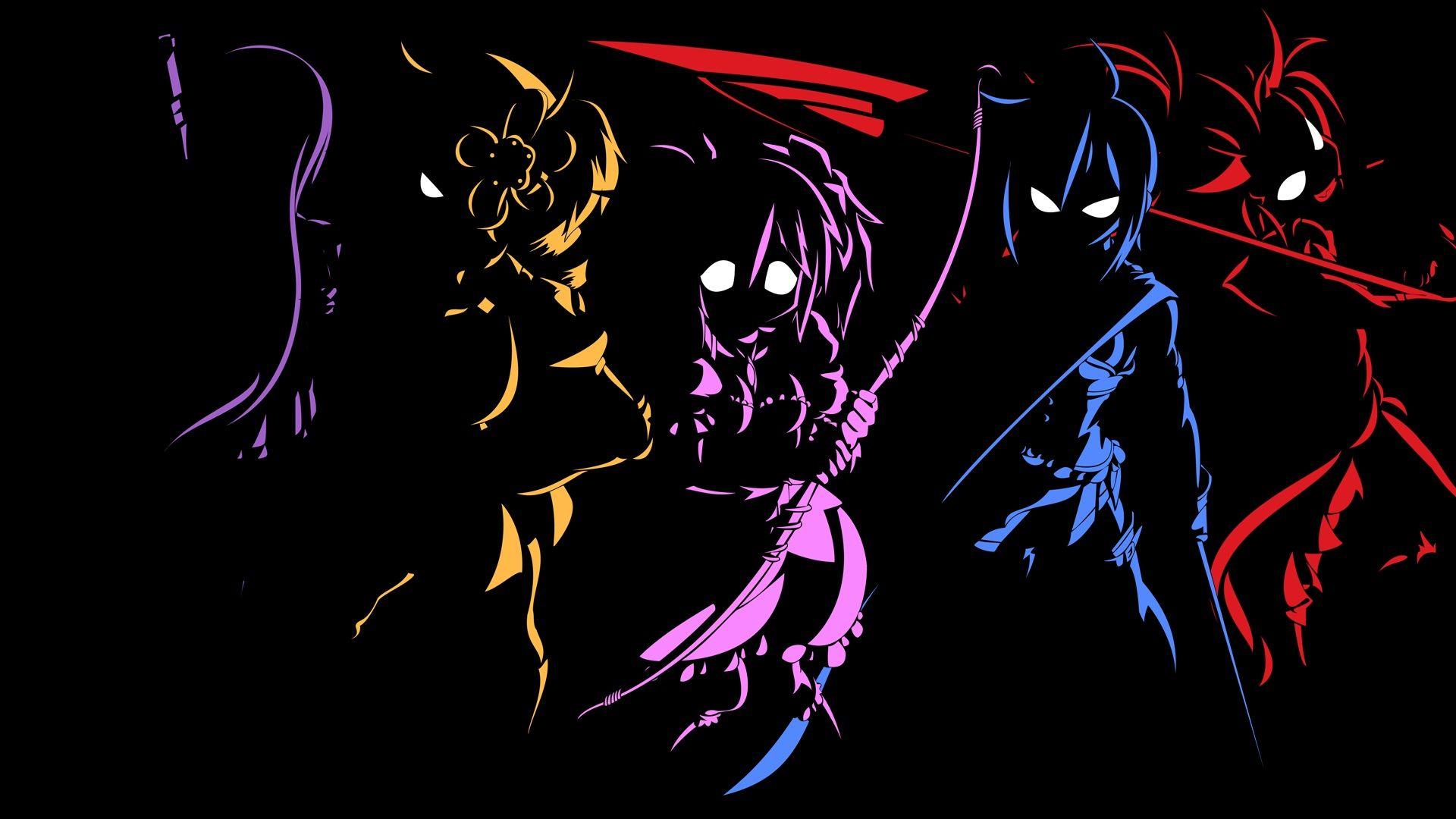 1920x1080 Black Wallpaper Anime