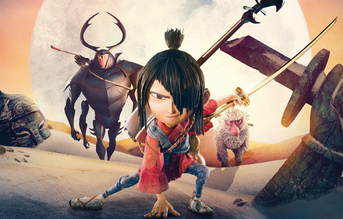 1332x850 Wallpaper cinema, sword, monkey, katana .