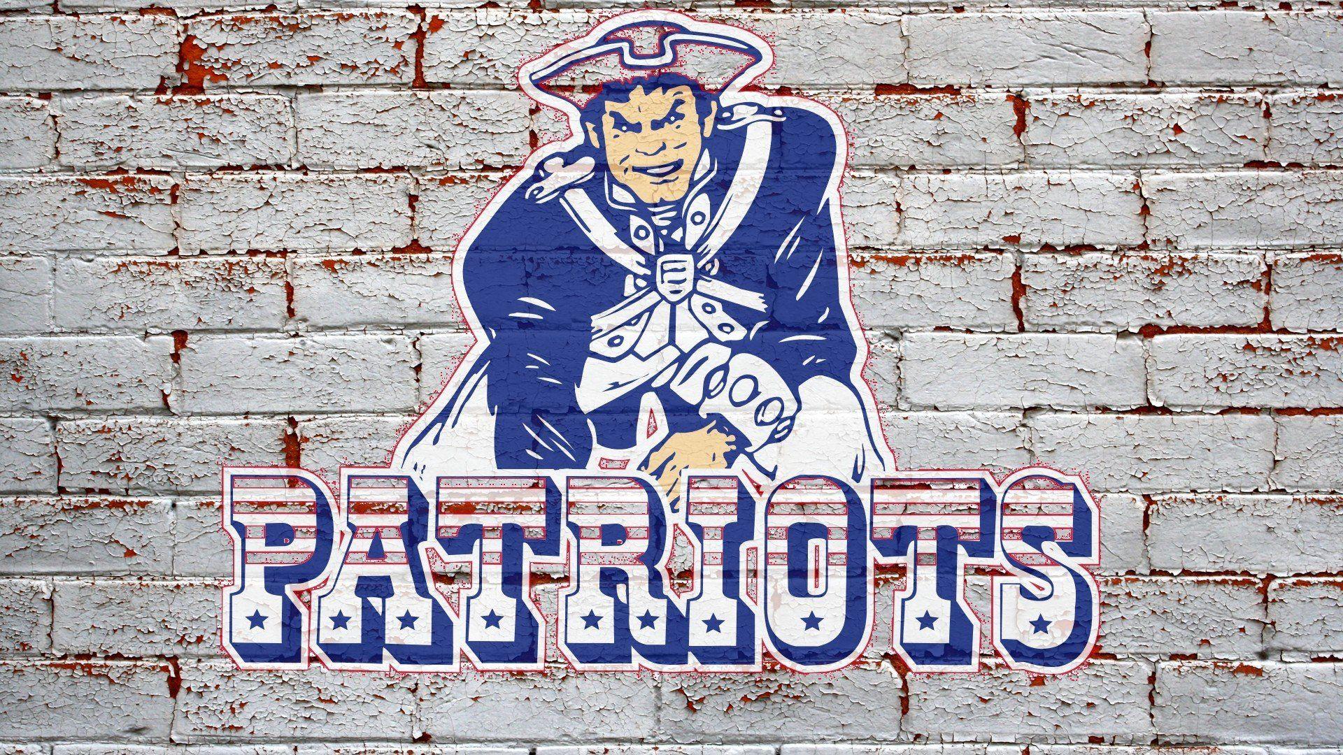 old patriots logo outline