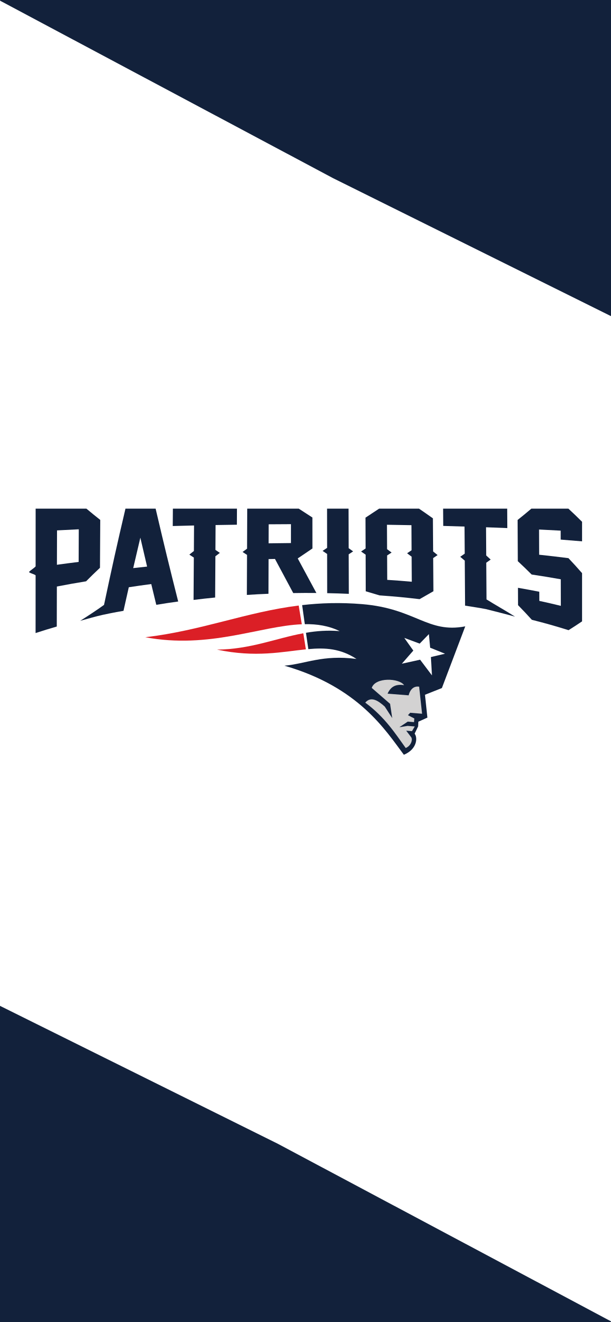 1243x2689 Patriots wallpaper for the iPhone XS .