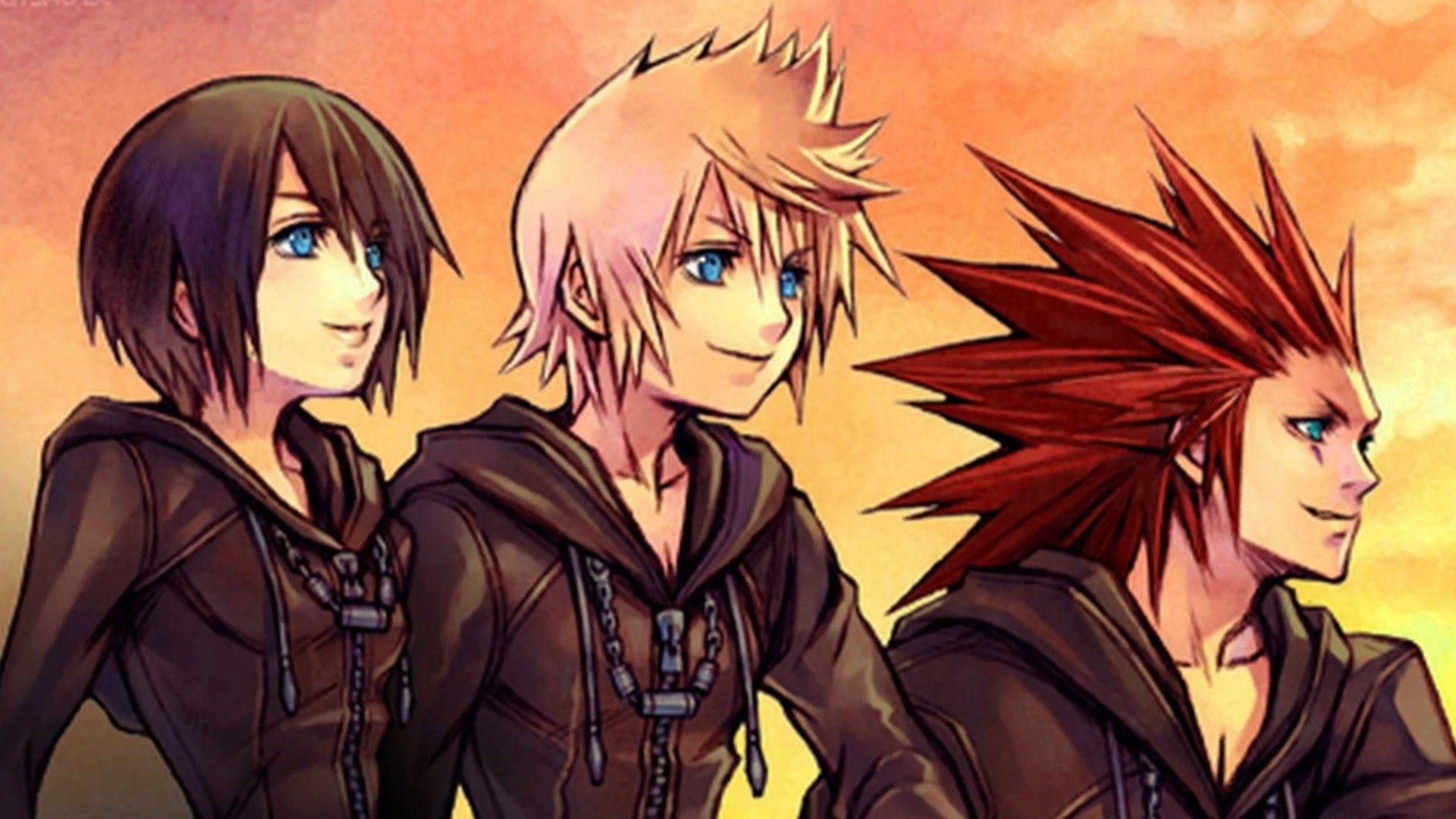 1920x1080 Kingdom Hearts Axel Roxas Xion .