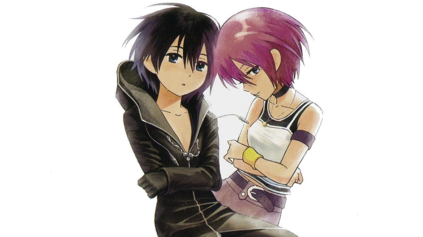 1366x768 Xion and Kairi wallpaper .
