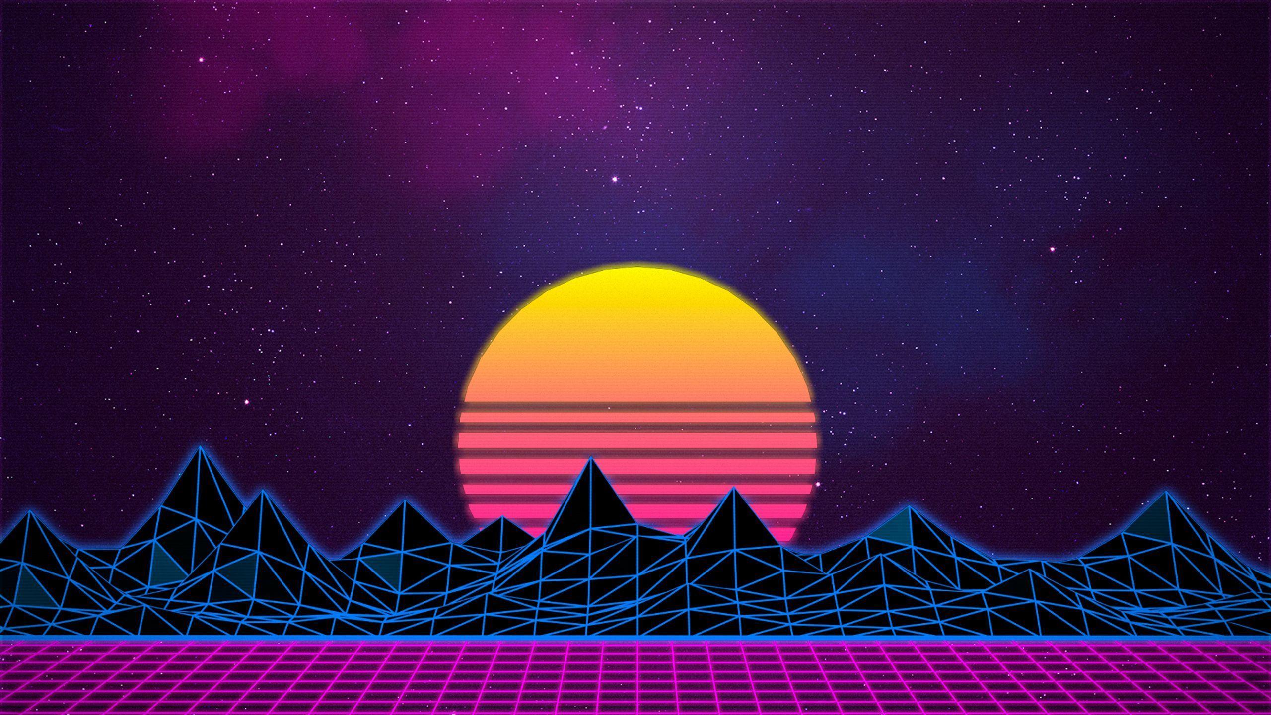 2560x1440 Retro Gaming Background .