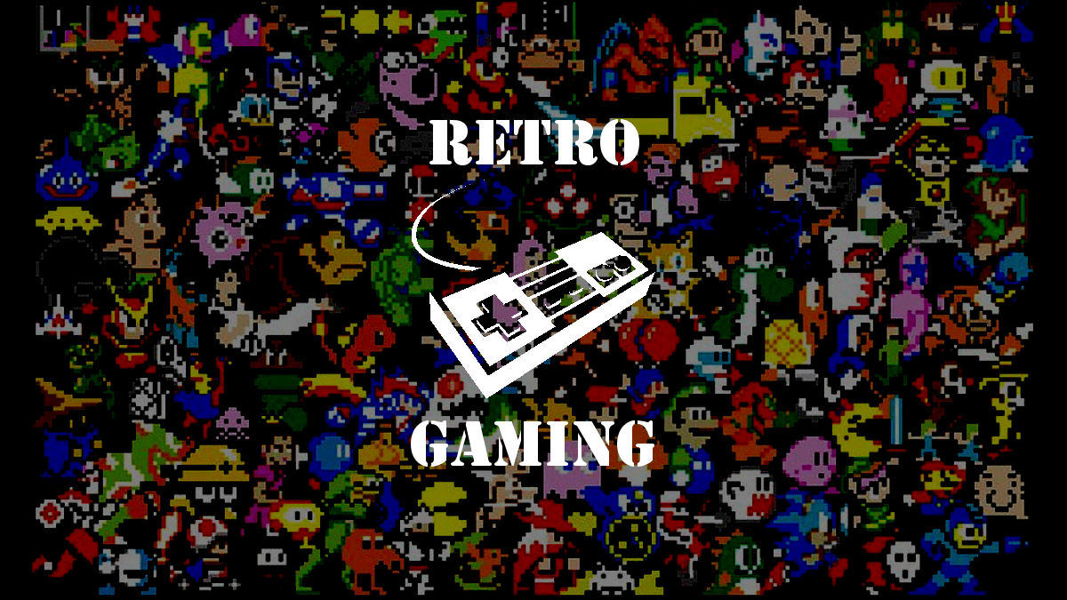 1200x675 A fancy Retro Gaming wallpaper .