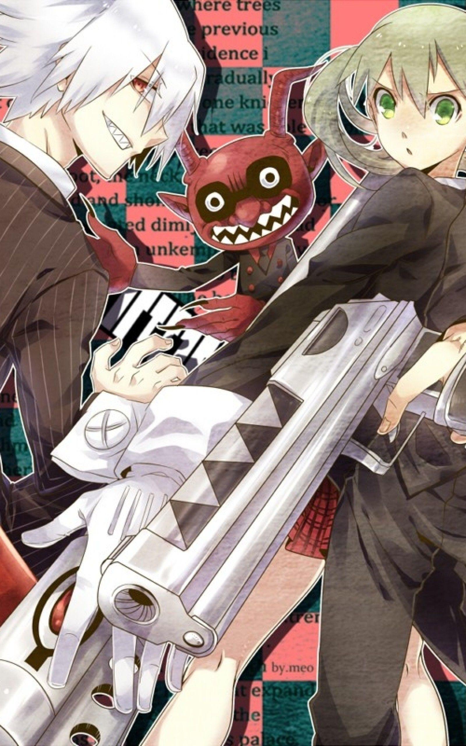 1600x2560 Download 1600x2560 Soul Eater, Soul Evans, Blackstar, Death The Kid, Maka Albarn, Shinigami, Blair Wallpaper for Google Nexus 10